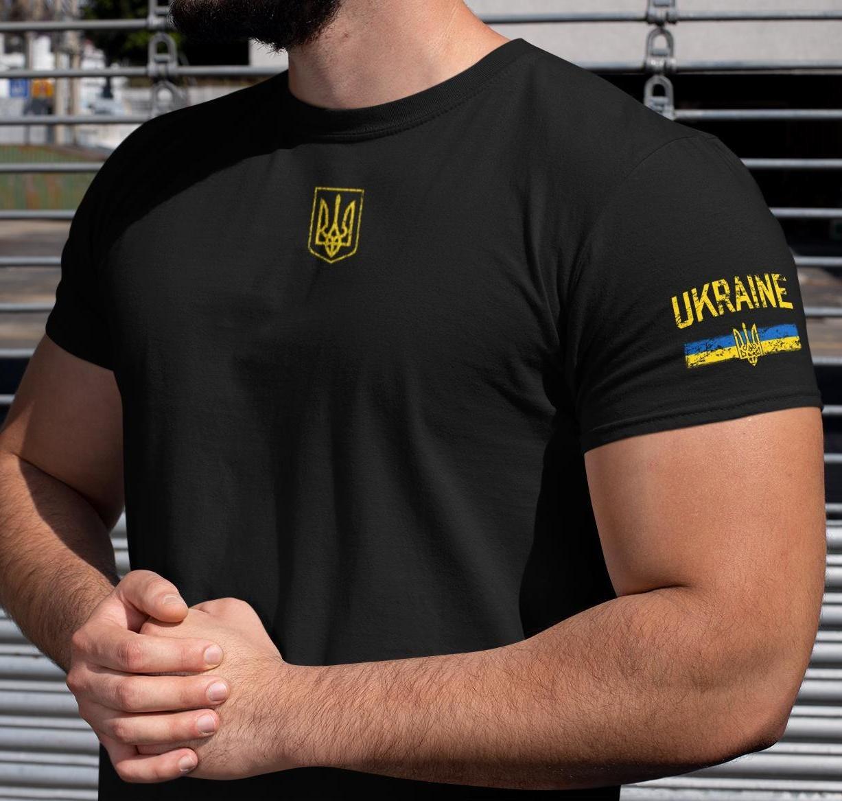 Ukrainian T-Shirt Mens Womens Tees Top, Ukraine T-Shirt Mens Womens Tees Tops, Zelensky T-Shirt Mens Womens Tees Top, Ukrainian Gift Tee, M