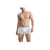 Calvin Klein Breathable Letter Print Hipster Boxer Briefs Men Underwear White NB1703O-1
