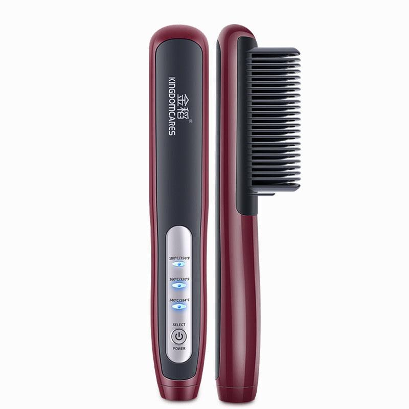 

Professional PTC Heating Electric Ceramic Hair Straightener Combs Brush Straightening Irons Smooth Brush Comb Iron Styling Tool