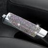 Universal Crystal Car Handbrake Covers Anti-Slip Auto Gear Shift Collars Diamond Car Bling Accessories Interior