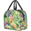 Funny Green Cactus Lunch Bag for Women Portable Insulated Lunch Box Leakproof Reusable Cooler Tote Bag Work School Picnic