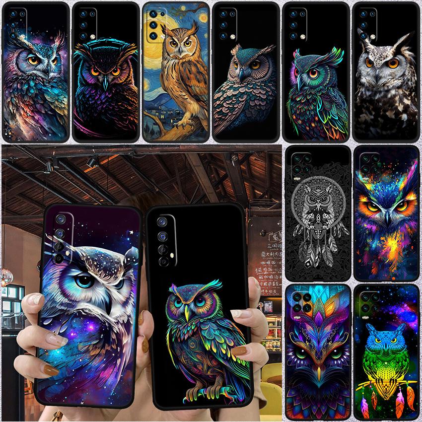 Cartoon Art Owl New High-End Shell Phone Case for Xiaomi Poco C40 C50 C51 C55 C65 C71 C75 F2 F3 F5 F6 F7 M2 M3 Pro Ultra