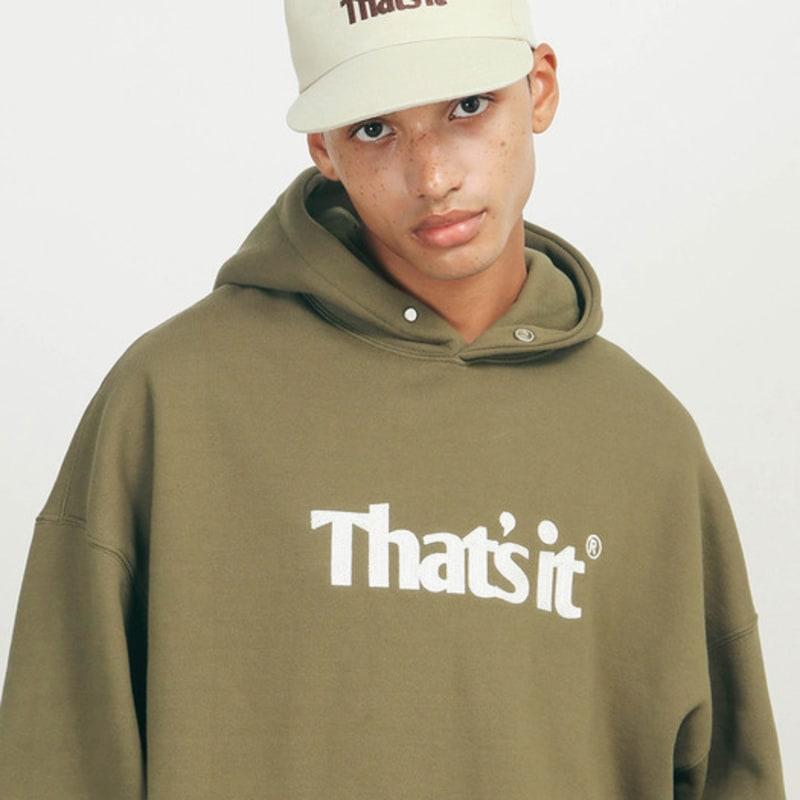THAT`S IT Signature Logo Baumwoll-Camp-Cap_Beige