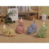 Ornaments Molds Cute Cat Shape Statue Molds Silicone Candle Mold for Crafting