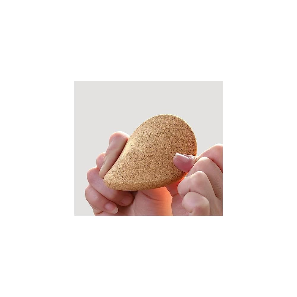 Roseelf Stylish Cork Coasters, 5mm Thick, 10cm Diameter, Round, 100 Pieces, Heat Resistant,