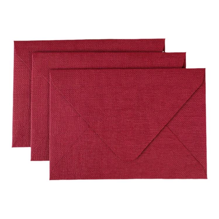 Pack Of 20 A 5 Size Texture Envelope Set In Earth Tone Classical Styles Perfect For Wedding Invitations & Greeting Card