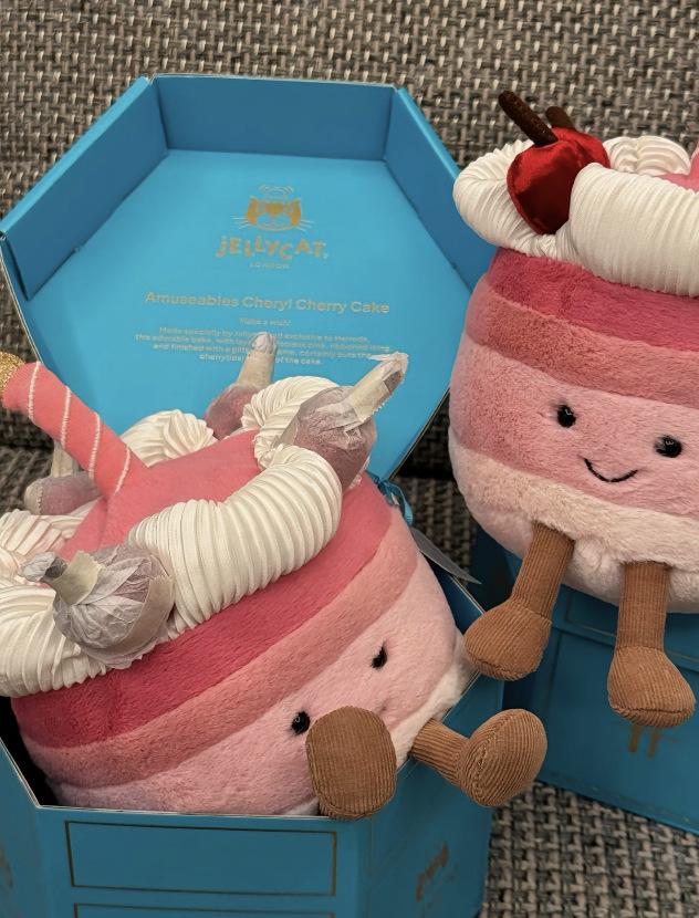 Regenbogenkuchen Diamantring Jellycat Puppe Plüschtier - Valentinstagsgeschenk
