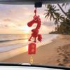 With Tassel Spring Festival Car Hanging Pendant Traditional Rearview Mirror Decor  Birthday Gift