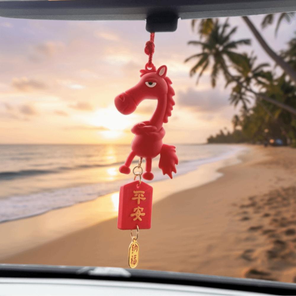 With Tassel Spring Festival Car Hanging Pendant Traditional Rearview Mirror Decor  Birthday Gift