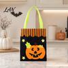 Holiday Photo Props Halloween Candy Bag, Cute Pumpkin Ghost Tote for Kids, Spooky Stiff Material Pouches Cartoon Pattern Treat Bag Party, Trick