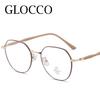 Luxury Vintage Myopia Glasses for Women Unisex Blue Light Blocking Round Eyewear Fashion Nearsight Eyeglasses