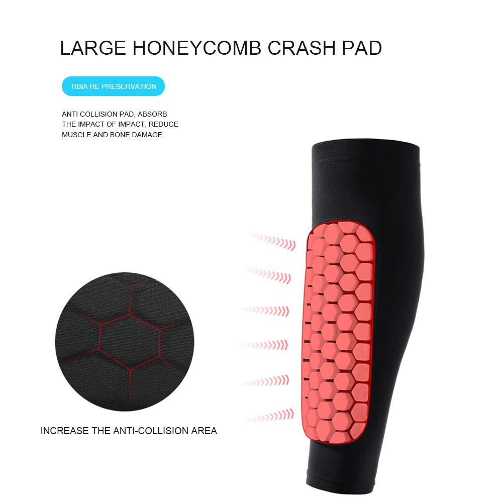 1/2Pcs Sports Soccer Shin Guard Pad For Kids Sleeve Sock Leg Support Football Compression Calf Sleeve Shinguard For Adult Teens 1