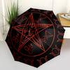 Devil's Triangle: Occult Symbol T-ShirtUmbrella, Portable 3-Fold Compact Umbrella,Christmas Gift ES510