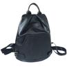Women'S Leather Backpack, Black Cowhide Backpack, Back Zipper Anti-Theft Design, Casual Outdoor Travel Bag