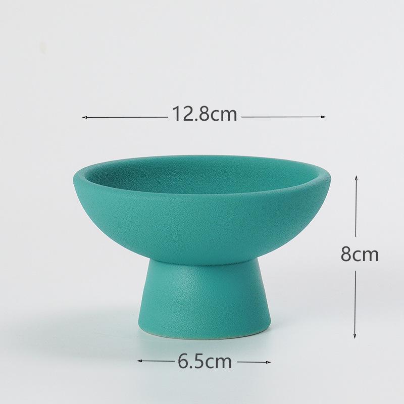 Minimalist Hydroponic Ceramic Flower Pot - Elegant Home & Office Decor