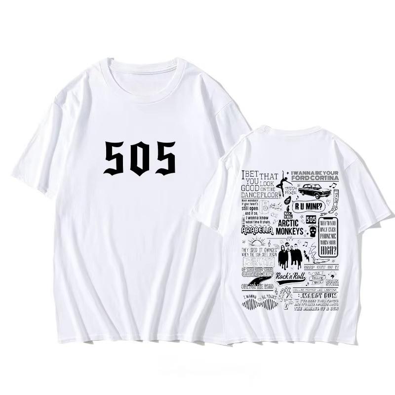 Arctic Monkey 2025 Mens New Tshirt Short Sleeve Cotton High Quality Casual Tshirt Comfortable Unisex Tshirt High quality
