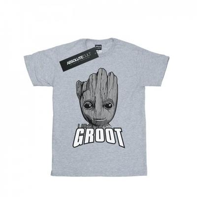 Mens Guardians Of The Galaxy Groot Face T-Shirt