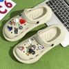 Fashion Man Sandals Beach Summer 2024 Shoes For Men Hole 39 V Number 41 Non-slip Cheap Clearance Korean Style Wholesale Casual Big Size