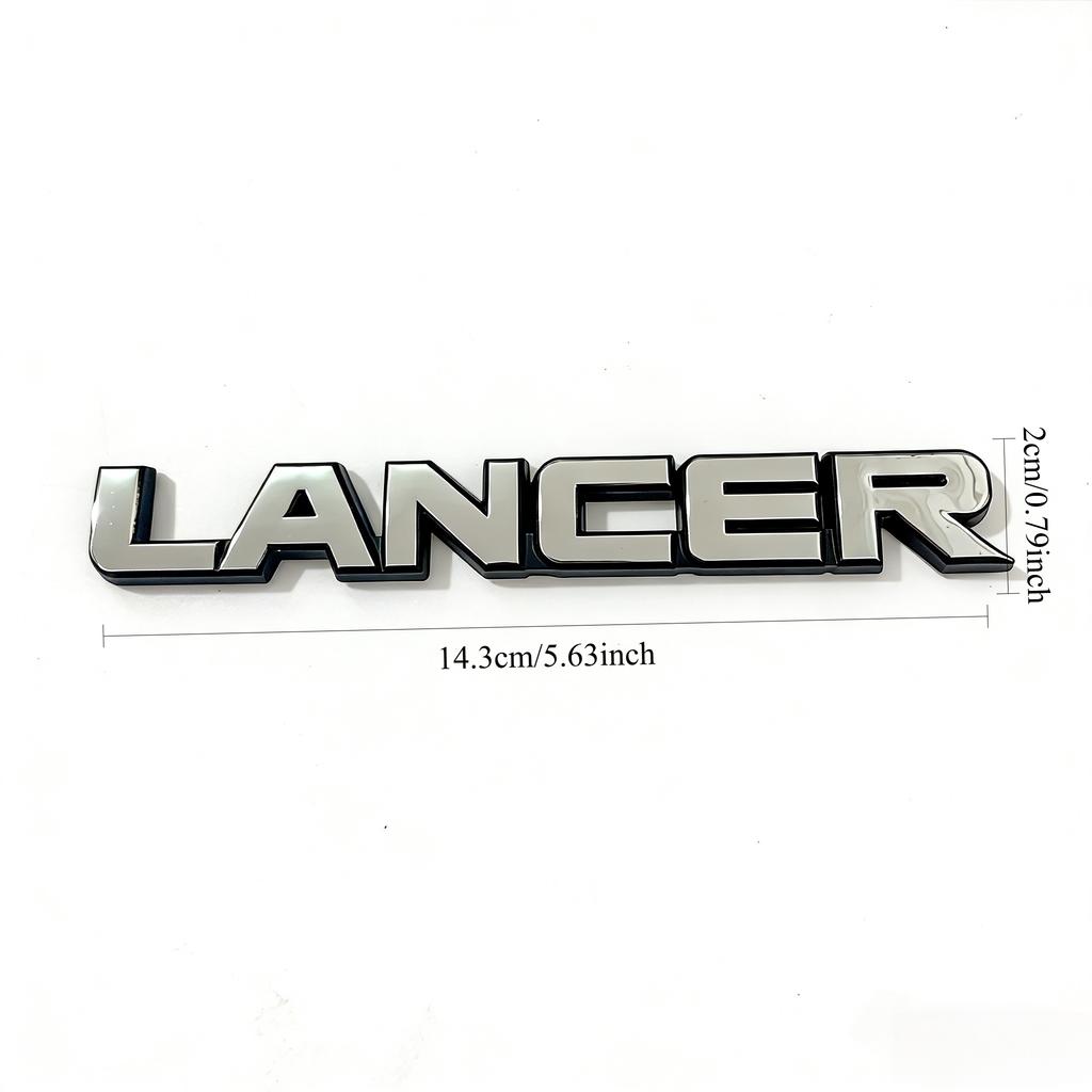 1ks 3D ABS Logo pro styling auta LANCER Zadní znak na kufr pro Mitsubishi LANCER Lancer Ralli Art 9 10 Asx Samolepka Příslušenství
