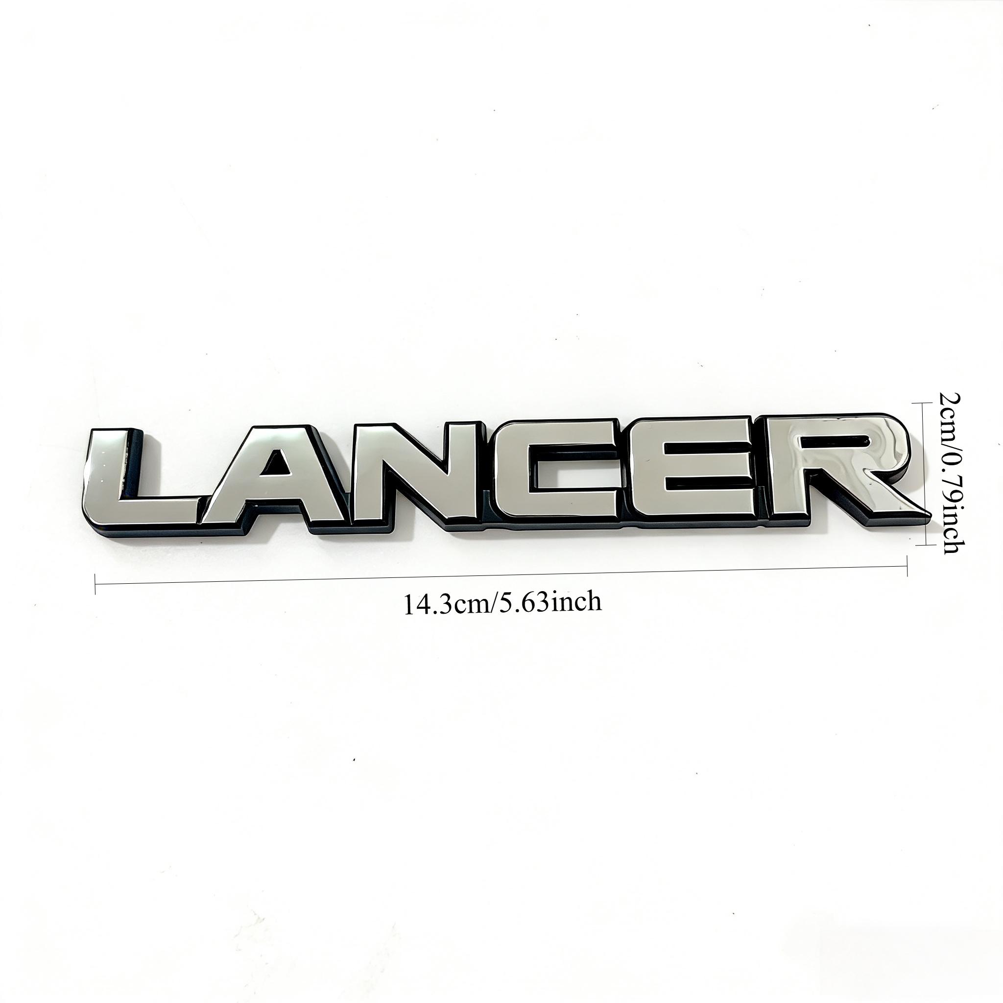 

1pcs 3D ABS Car Styling Logo LANCER Rear Trunk Emblem Badge For Mitsubishi LANCER Lancer Ralli Art 9 10 Asx Sticker Accessories