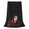 Lady Gaga Mayhem New Album Music Blanket Multi-function Flannel Sofa Throw Blanket for Couch Bedding Office Throws Bedspread