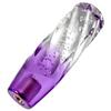 Tonra Crystal Shift Knob Shift Knob Universal Adapter M8 M10 M12 45x150mm 280g MT AT Car Twist Transparent X Purple