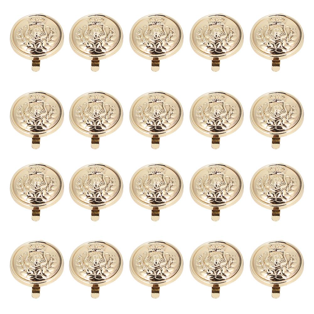 20Pcs Hardware Lock Buckle DieCasting Bag Luggage Handbag Accessories Golden Crown