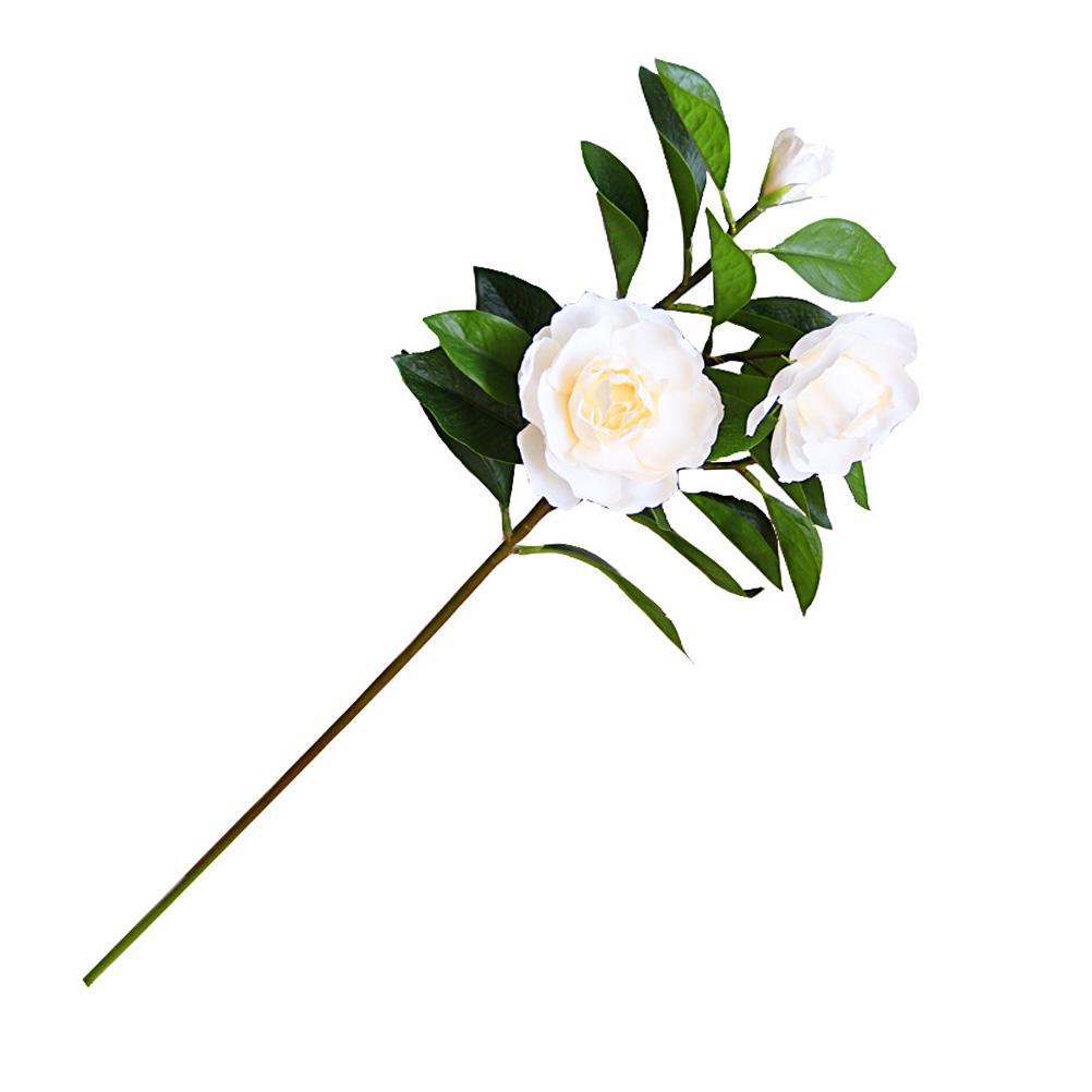 

Artificial Flower Faux Gardenia Simulation Blooms for Wedding Decor Table Centerpiece Home Living Room Bedroom Adornment жовтий