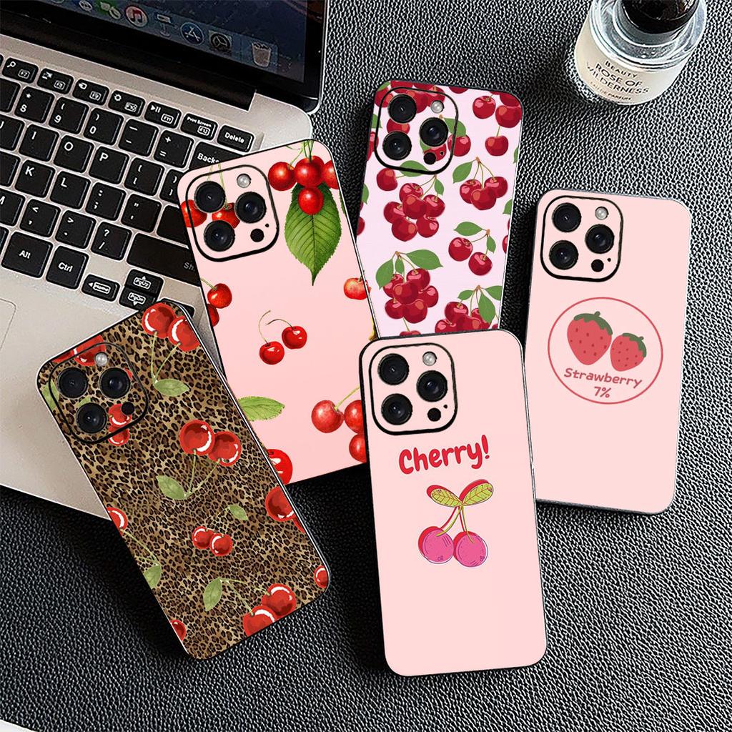 Cover for Xiaomi Poco C75 C65 C85 X7 X6 M8 F7 F8 Ultra F6 Pro Casing Phone Case Cherry Fruit Summer Strawberry Cherries