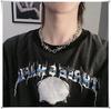 Minimalist Punk Choker Necklace & Bracelet Edgy Streetwear Hip Hop Jewelry for Women Men Gothic Chain Collarbone Gift