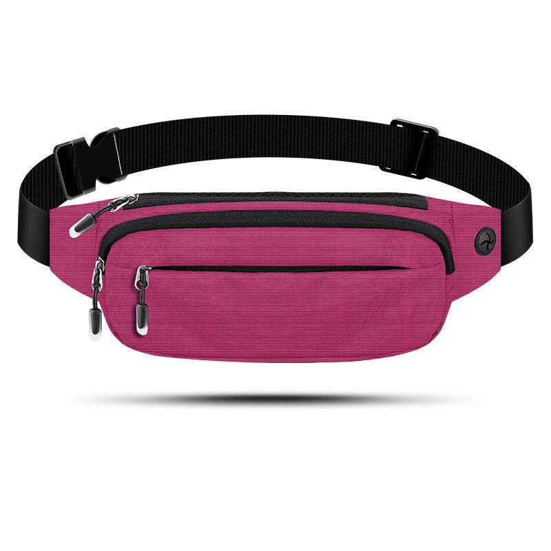 

Мужская прочная водонепроницаемая поясная сумка - Большая вместимость, универсальная и износостойкая для работы и спорта. розы красного