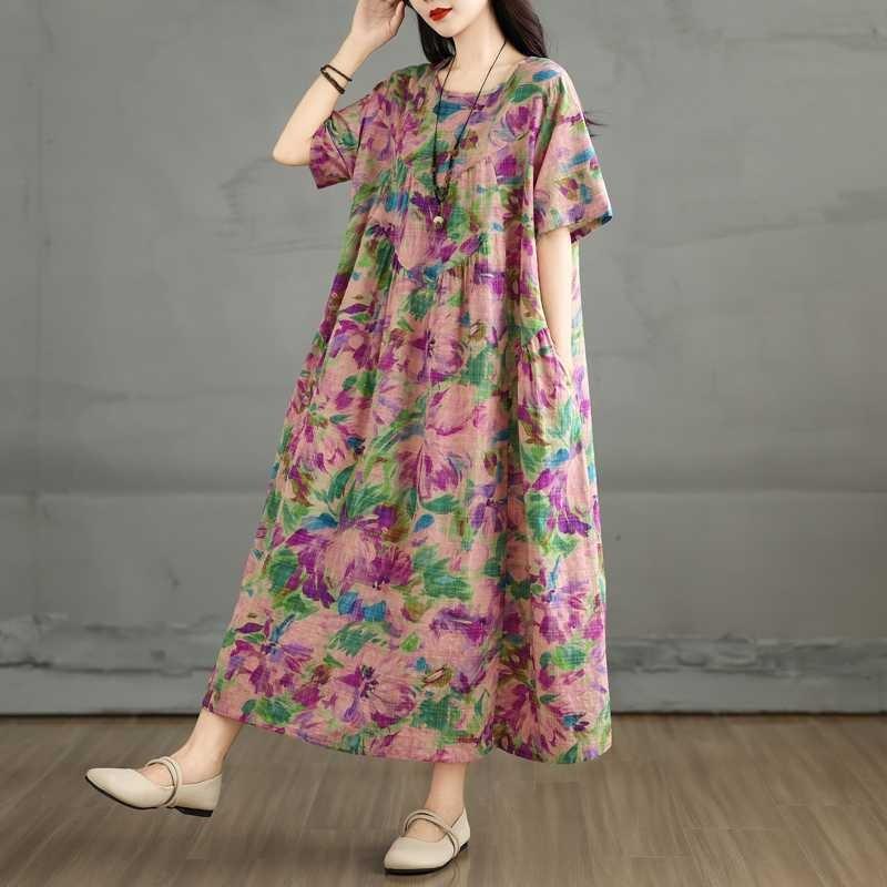 

Women s Brushed Knit Long Dress Large size L