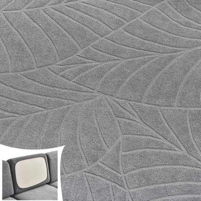 Non -Waterproof Woven Jacquard Seat Cushion Cover Elastic Sofa Furniture Cover Living Room Pets Children Removable Slipcover Furniture Protector