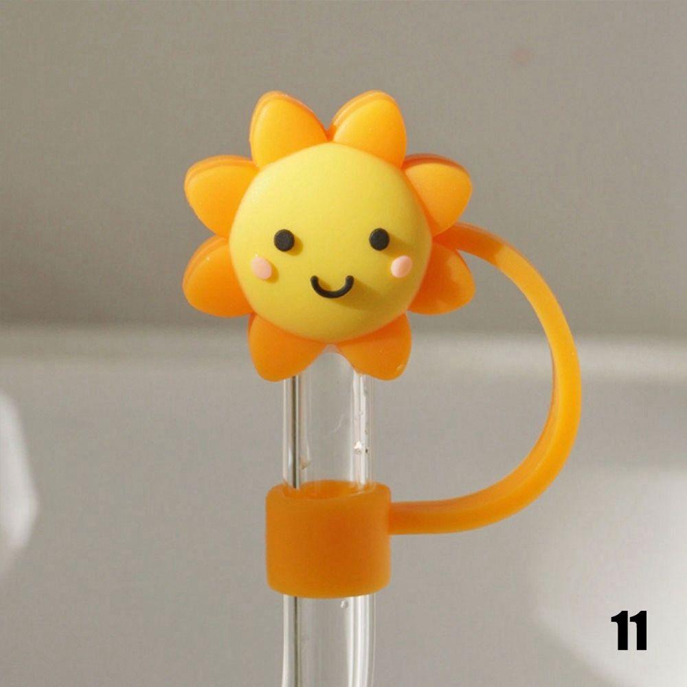 

Glass Anti-Dust for Straws Straw Plug Anti-Dust Cap Straws Decorative Cap Bottle Accessories 11