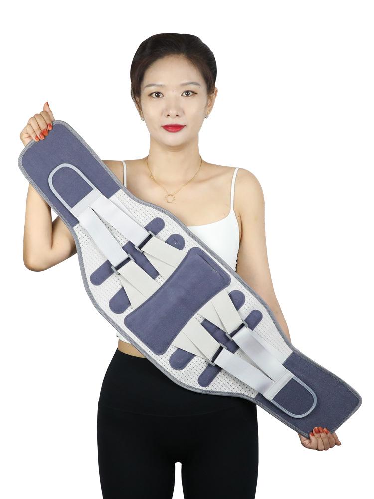 Internationaler verstellbarer Lendenwirbelstützgürtel mit abnehmbaren Stahlplatten für alle Jahreszeiten - Für mittlere und ältere Menschen
