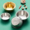 Metal Salad Bowls Rice Wine Bowl Condiment Containers Restaurant Seasoning Bowl for Mixing Cooking Baking Prepping