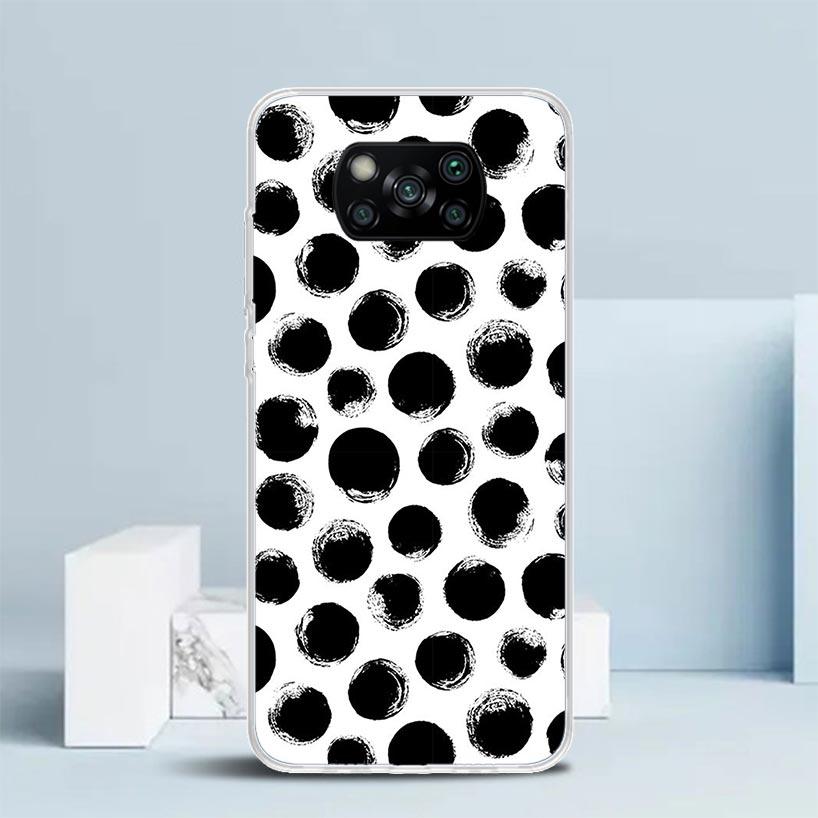 Punkte Muster Kunst Handyhülle Für Xiaomi Poco F7 Ultra X5 X6 X7 Pro M7 Redmi 15C 15 13C 13 12C 12 10C 10 10A 9 9C 9A 9T Hülle Poco X