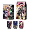 Demon Slayer Double-Sided Laser Flash Cards - 30 Boxed LOMO Anime Cards