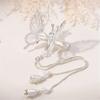 2 stk skjelvende sommerfugl sideklips Moving Butterfly Hårnål Dusk Dame Vintage Elegant Butterfly Hårnål Hodeplagg Styling Tool