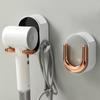 Hair Dryer Holder With Storage Caddy And Cord Hook, Adhesive Blow Dryer Holder Stand Wall Mount Hair Tool Organizer Hanger For Bathroom