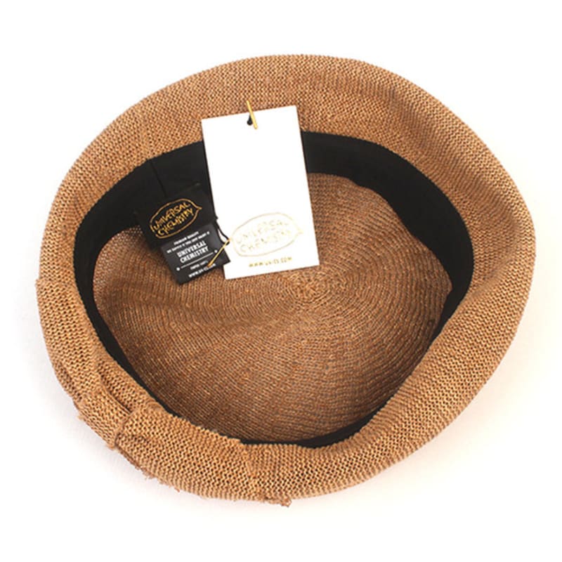 Universal Chemistry Summer Ribbon Brown Beret Beret