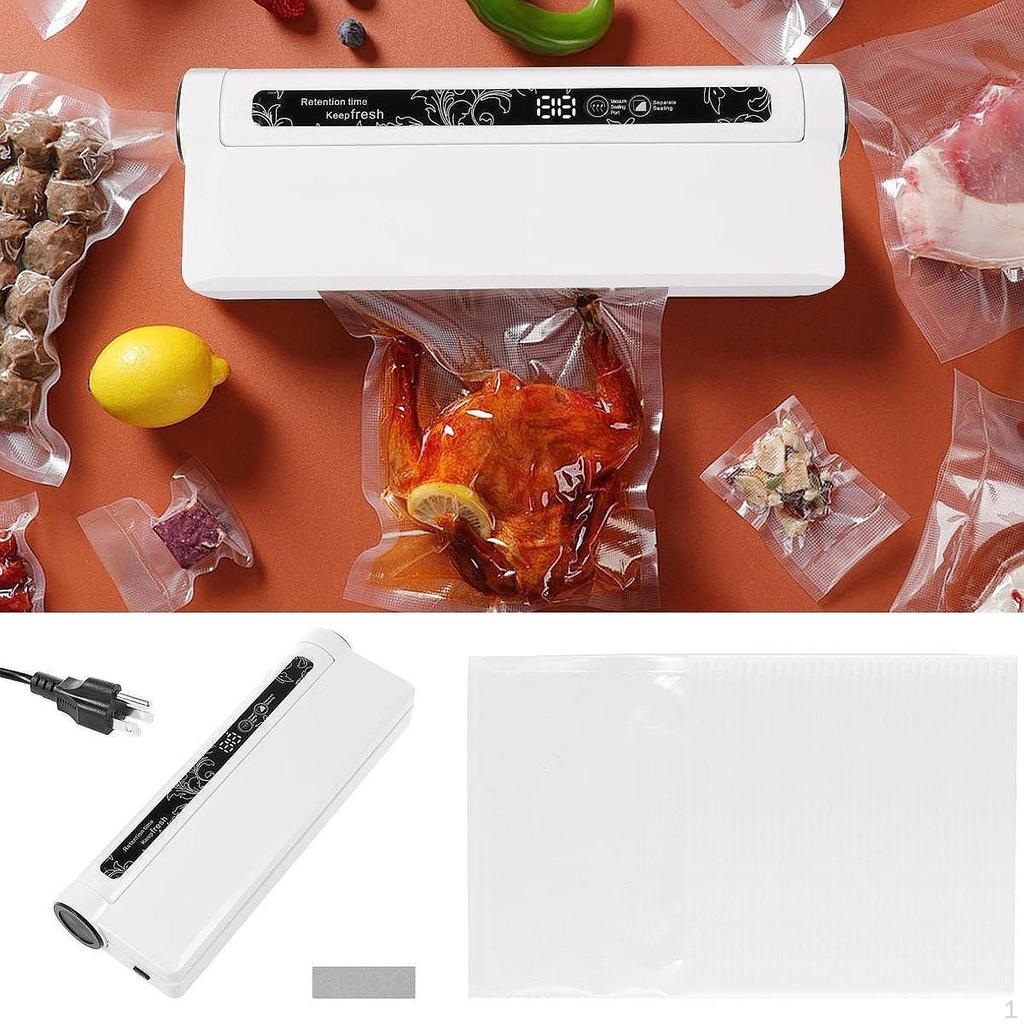 Vacuum Sealer Machine for Dry Moist Food Compact Snacks Bread Vegetables