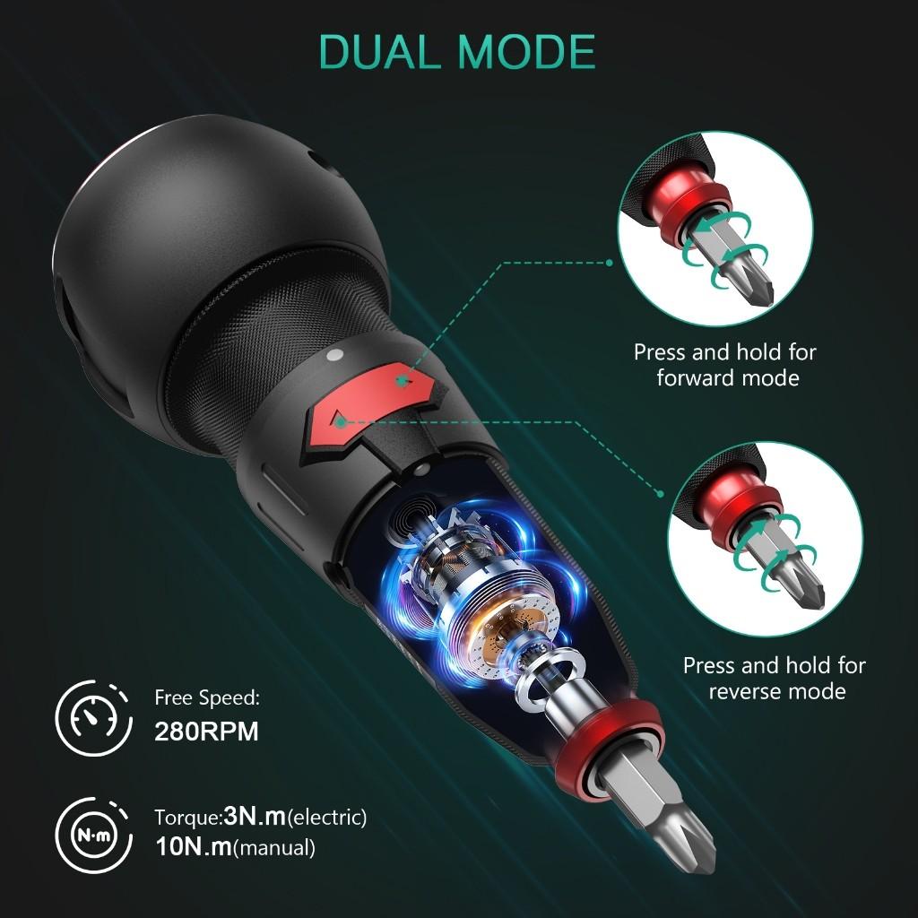 Cordless Portable Electric Screwdriver Set Rechargeable Screw Driver Professional Small Appliance Repair Power Tools