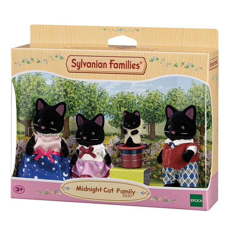 [Sylvanian]5530-Midnight Cat Family