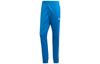 Knitted Sweatpants Men's Blue Moderate Cuffed Pants ED6058