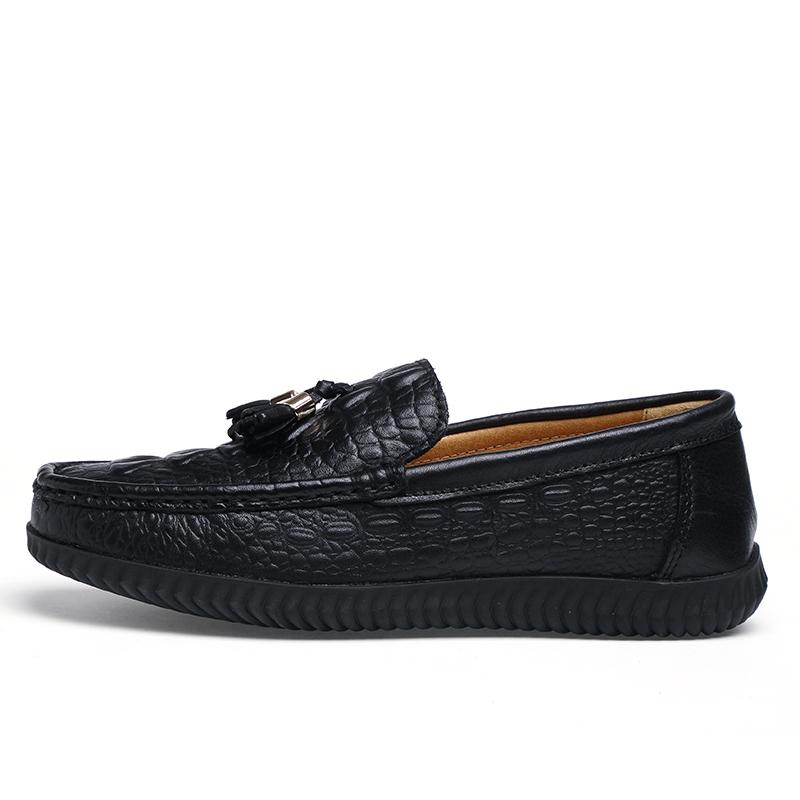 Módní Pánské klasické kožené boty Britský styl Vysoce kvalitní společenské boty Oxfords Originální kožené boty pro volný čas