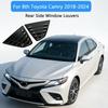 Compatible with Toyota Camry 8th Gen 2024 2023 2022 2021 2020 2019 2018 Accessories Car Rear Side Window Louvers Air Vent Scoop Shades Cover Trim