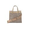 COACH Field Fabric With Cow Leather Tote Bag, Shopping Bag, Portable Crossbody Bag, Shoulder Bag Small Women's Khaki CD680-B4SHG