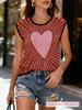 2026 Summer New Arrivals: European American Women's Round Neck Chunky Knit Sweater Vest