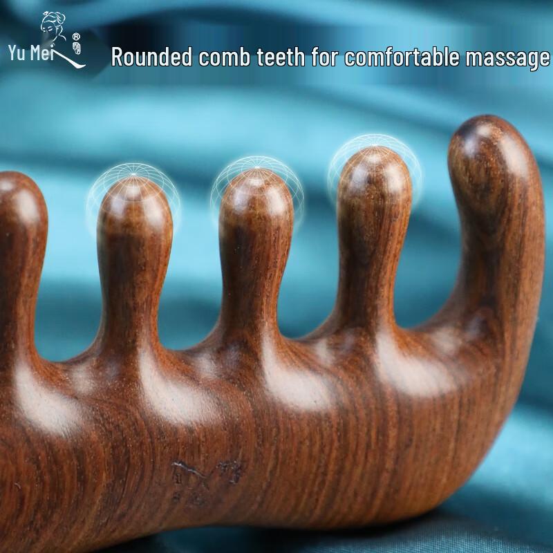 Yu Meiren Sandalwood Meridian Massage Comb